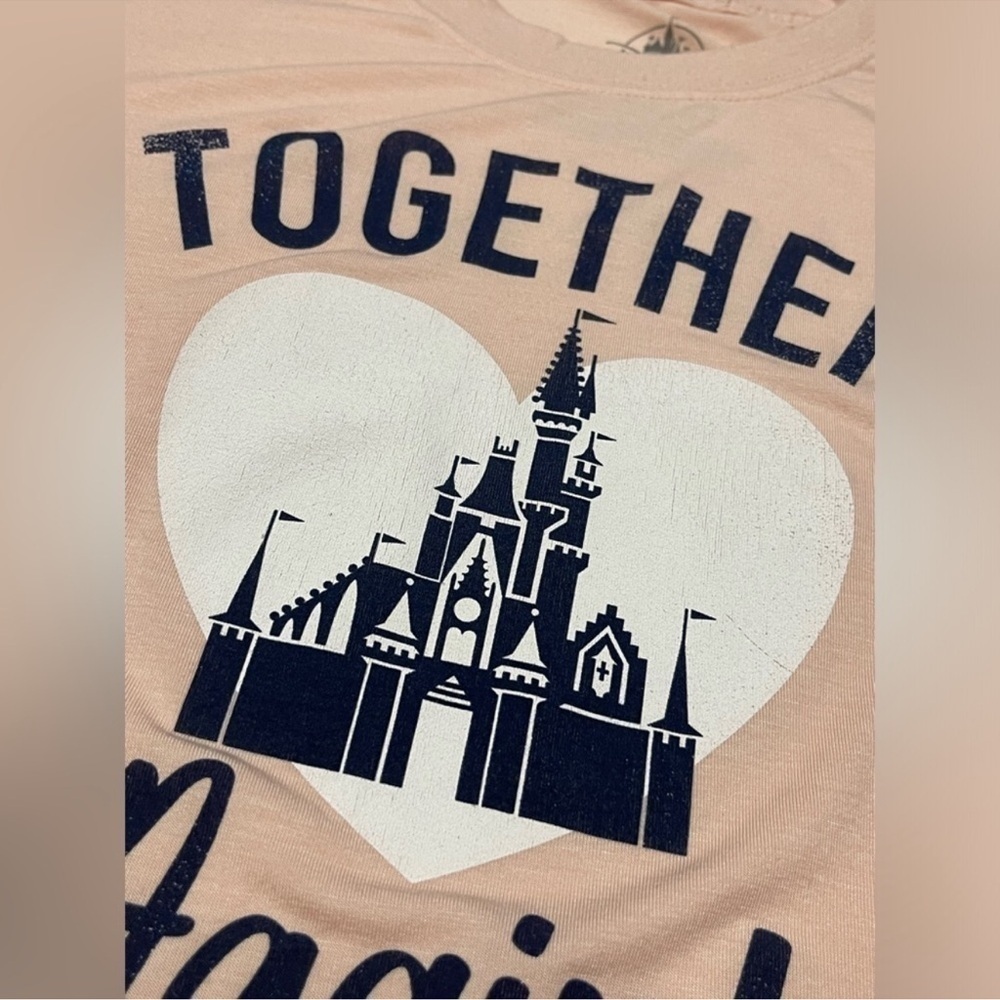 Disney Parks Together Again Women's Tee Pink
Size Small Walt Disney World Castle - Picture 8 of 10